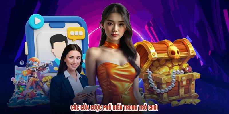 Các cửa cược phổ biến trong trò chơi