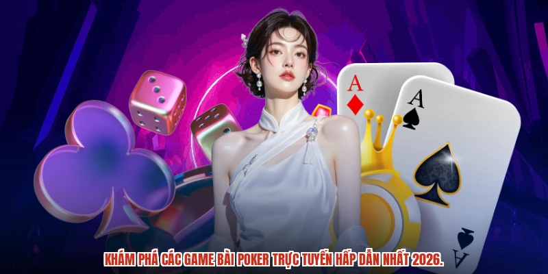 Khám phá các game bài poker trực tuyến hấp dẫn nhất 2026.
