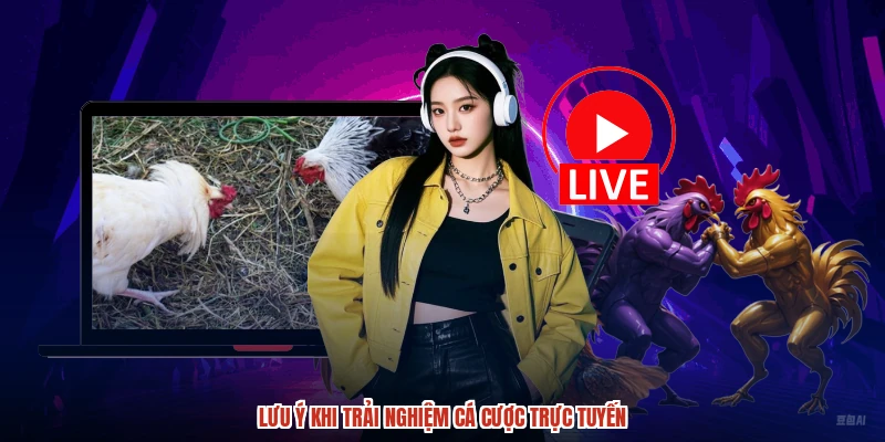 Lưu ý khi trải nghiệm cá cược trực tuyến