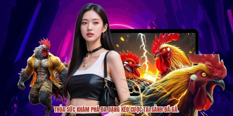 Thỏa sức khám phá đa dạng kèo cược tại sảnh đá gà.